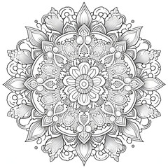 **pattern, mandala style, coloring page, fine contour, white background, unique, original, soft, cozy --v 4** - Upscaled by <@991009703062560778> (fast)