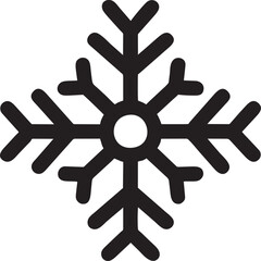 snowflake circles, pictogram
