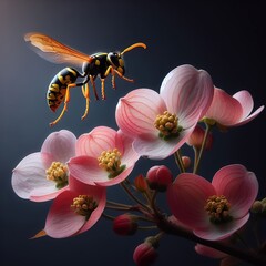The Butterfly�s Cherry Blossom Sonata - obrazy, fototapety, plakaty