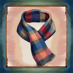 Plaid scarf