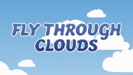 Flying Through Clouds Cartoon Title Reveal