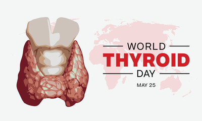 World Thyroid Day design. Vector illustration