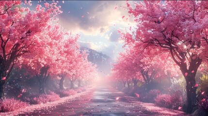 Enchanting Blossoms: Captivating Cherry Blossoms in Natural Splendor