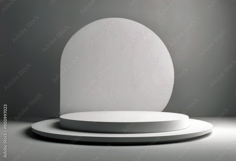 Aufkleber '3d splayabstract mock minimal minimalist product abstract backgroundup background podium geometry s