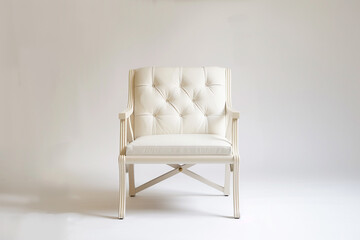 Luna director chair radiating sophistication against a solid white canvas, captured in stunning detail.