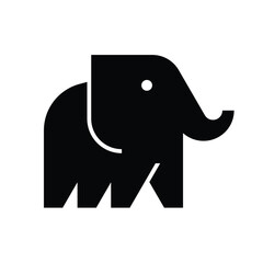 Elephant logo. Icon design. Template elements	