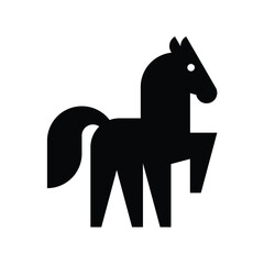 Horse logo. Icon design. Template elements	
