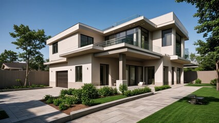 modern luxury villa exterior architecture design