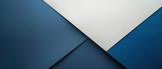 minimalist flat background, deep blue and white,simple shapes