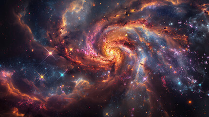 space galaxy in space