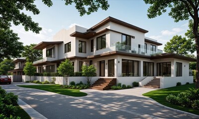modern luxury villa exterior architecture design