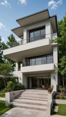 modern luxury villa exterior architecture design