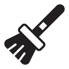 broom glyph icon