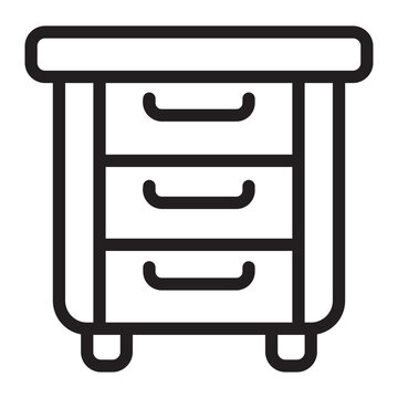 recommend clip art: drawer line icon