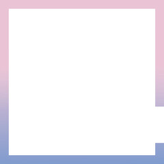 Obraz premium Gradient Square Broken Line