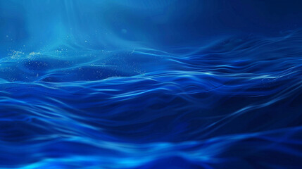 Deep Blue Sea Fluid Motion Art