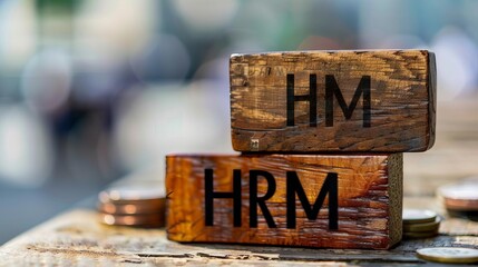 Establish effective communication channels to foster transparency and trust with employees, with Text "HRM"