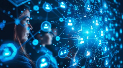 Establish effective communication channels to foster transparency and trust with employees, with Text "HRM"