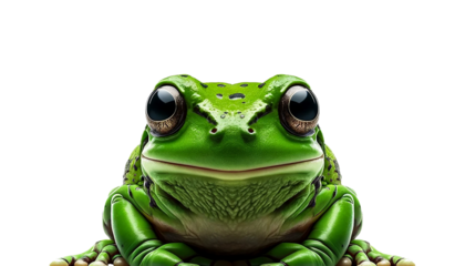 frog isolated on white background