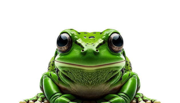 frog isolated on white background