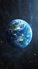 Obraz premium blue planet in space