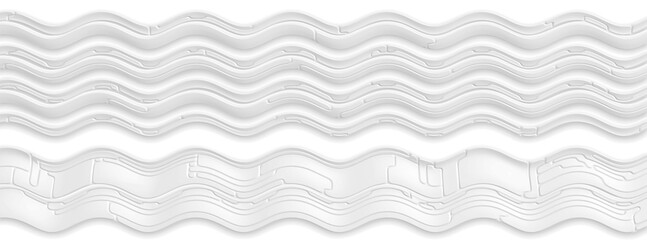 Abstract image of wavy details with hi-fi elements in gray tones. Vector illustration.