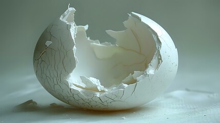 Broken Eggshell: Symbolism of Birth and New Life