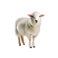 sheep isolated on white