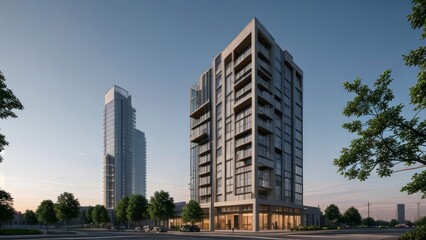 modern luxury tower architecture design