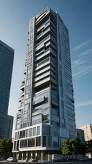 Fototapeta premium modern luxury tower architecture design