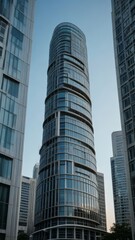 Obraz premium modern luxury tower architecture design