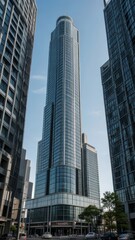 Fototapeta premium modern luxury tower architecture design