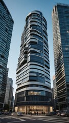 Obraz premium modern luxury tower architecture design