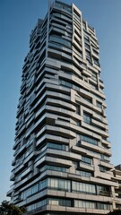 Fototapeta premium modern luxury tower architecture design