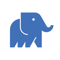 Elephant logo. Icon design. Template elements