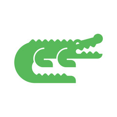 Crocodile logo. Icon design. Template elements	