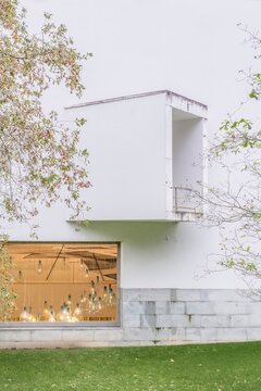 Museum of Contemporary Art of Porto. Modernist contemporary art museum of the Serralves Foundation, designed by &Aacute;lvaro Siza Vieira, in Porto's Boavista district.