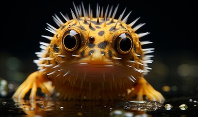 Close-Up of Fish With Spikes on Head