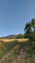 path in the mountains