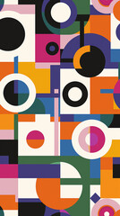 A_flat_design_illustration_of_an_abstract_geometric_patterns (11)