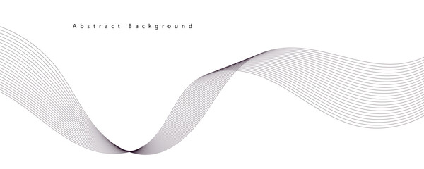 Abstract vector background with flowing waves. EPS10