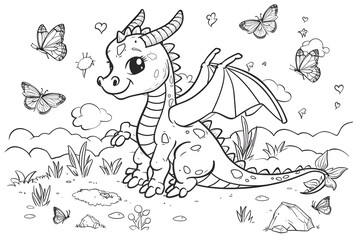 Coloring Activity Page for Kids: Spark Imagination