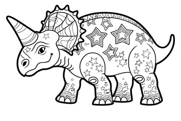 Fototapeta premium Coloring Activity Page for Kids: Spark Imagination