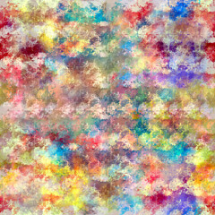 Watercolor transparent effect Modern abstract blurred painted layered seamless pattern