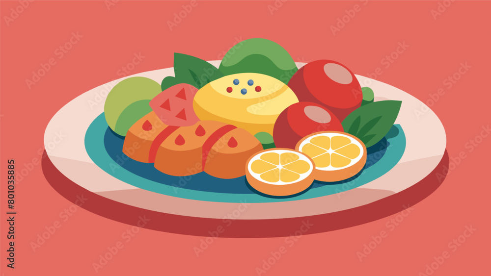 Poster using a smaller plate and taking the time to arrange each dish artfully rather than piling it all on