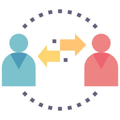 feedback flat style icon
