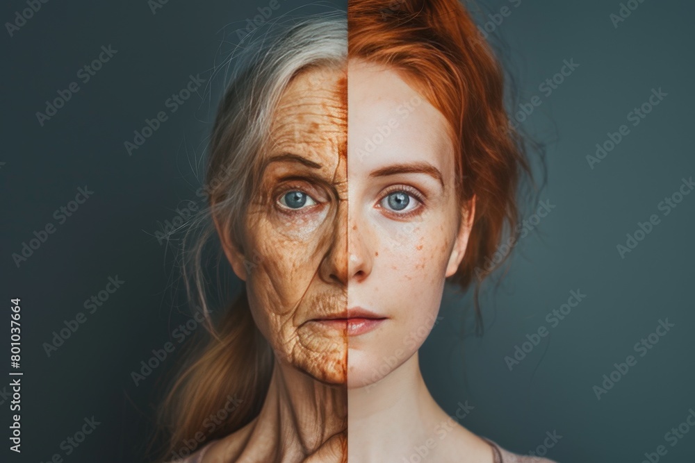 Poster signs of aging discussions integrate aging transitions with versus debates, focusing on age transiti