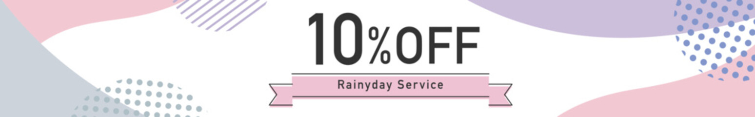 初売りやセールに使えるかわいいバナーフレーム