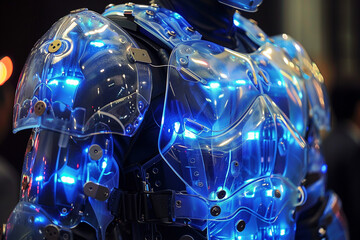 Reactive liquid crystal armor for adaptive defense against ballistic threats