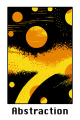 Abstract pattern. Illustration for printing on wall decorations. For use in graphics.